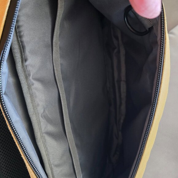 Chrome Kadet Suede and Canvas Crossbody Sling Bag - Picture 3 of 3